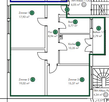Etagenwohnung Rheinfelden (Baden) - 1 Zimmer, 18 m&sup2;, 490&euro; | Angebot:25308296