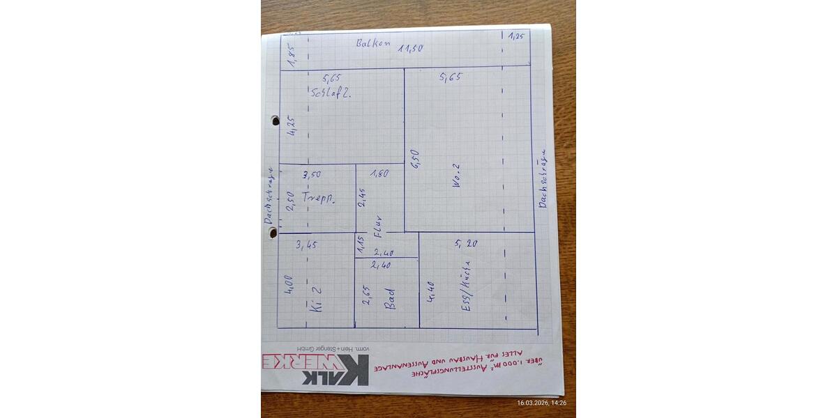 Dachgeschoßwohnung Tann (Rhön) - 3.5 Zimmer, 132 m&sup2;, 1.050&euro; | Angebot:25636441