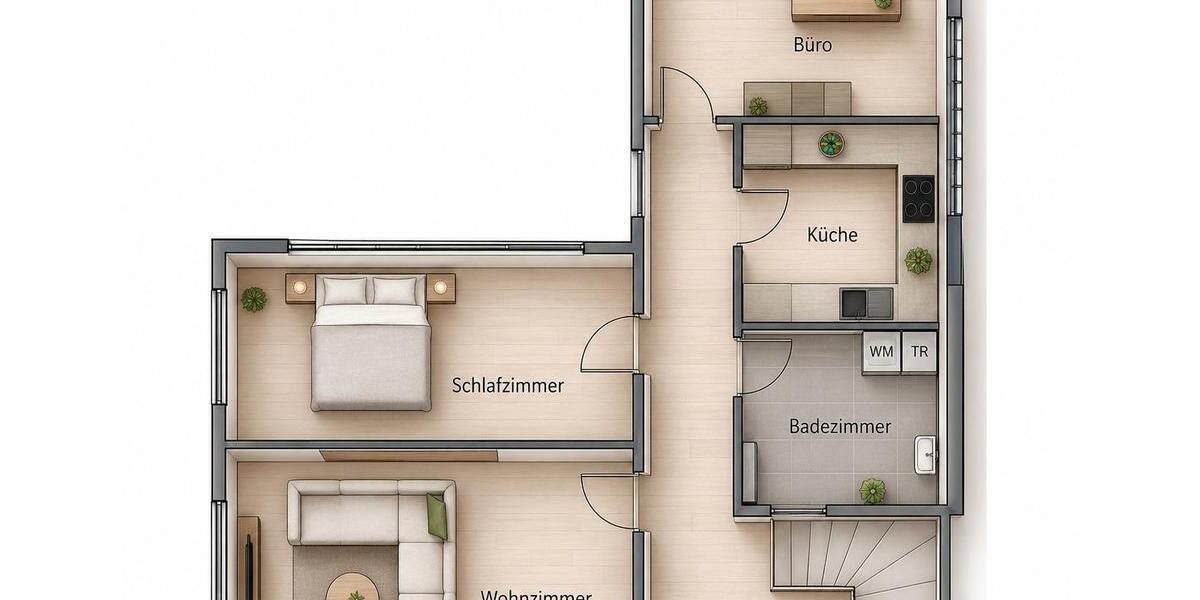 Erdgeschoßwohnung Westerburg - 5 Zimmer, 76 m&sup2;, 760&euro; | Angebot:26637853