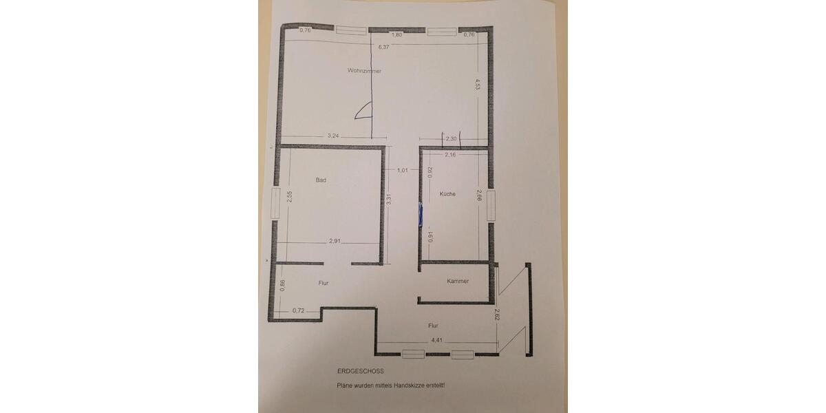 Erdgeschoßwohnung Lampertheim - 2 Zimmer, 55 m&sup2;, 700&euro; | Angebot:25552237
