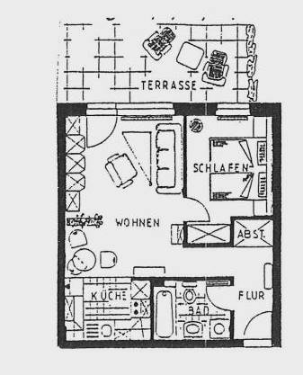Etagenwohnung Pampow - 2 Zimmer, 50 m&sup2;, 525&euro; | Angebot:26902575