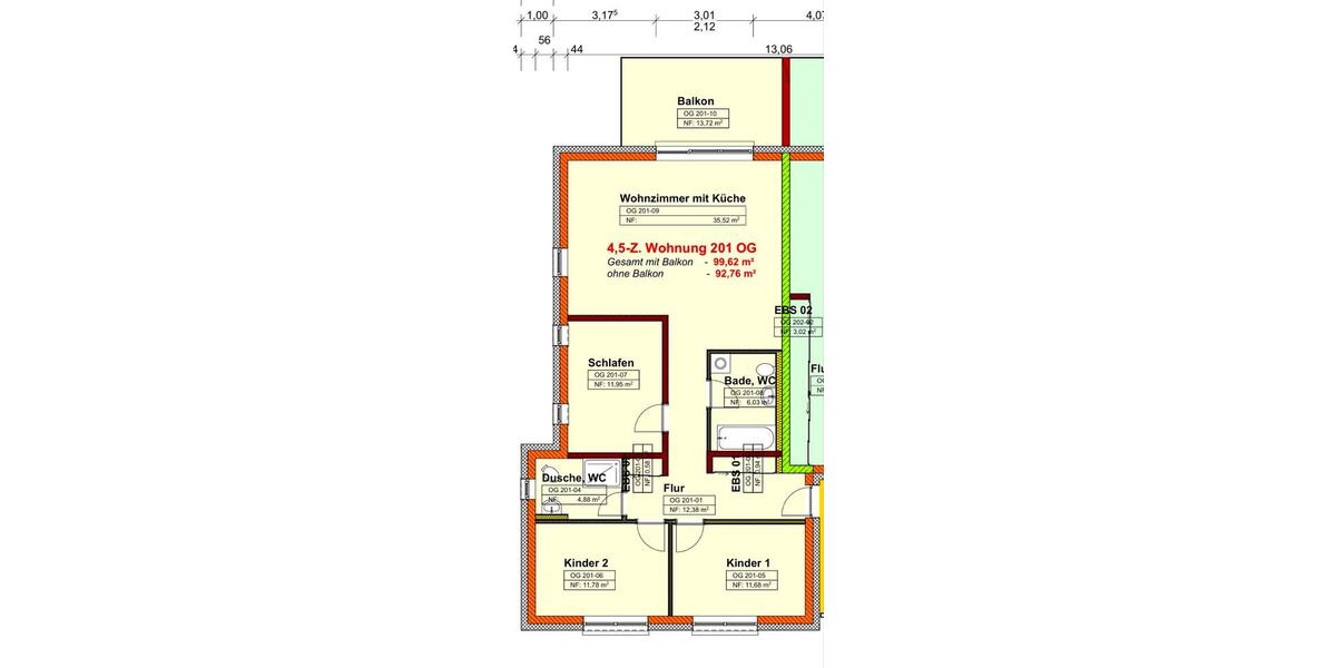 Erdgeschoßwohnung Ebenweiler - 4.5 Zimmer, 102 m&sup2;, 1.430&euro; | Angebot:24425711