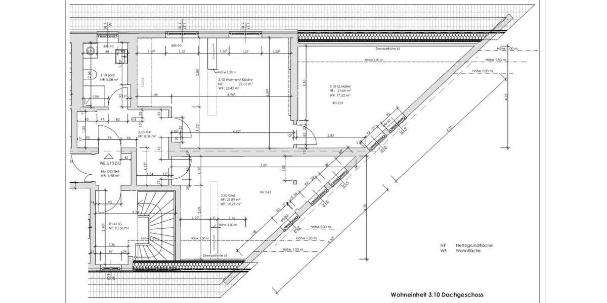 Dachgeschoßwohnung Thale - 3 Zimmer, 76 m&sup2;, 645&euro; | Angebot:25303644