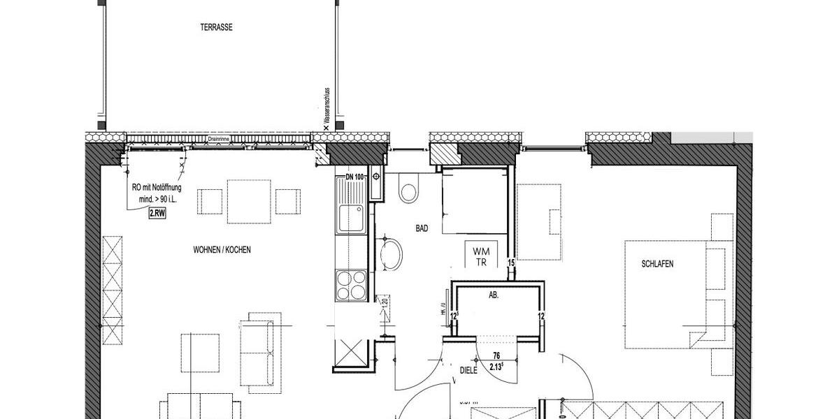 Etagenwohnung Merseburg - 2 Zimmer, 87 m&sup2;, 1.061&euro; | Angebot:26133694
