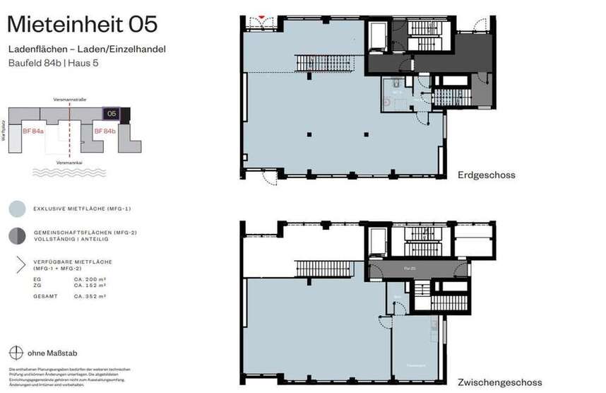Einzelhandel in Hamburg 8.736 € 364 m²