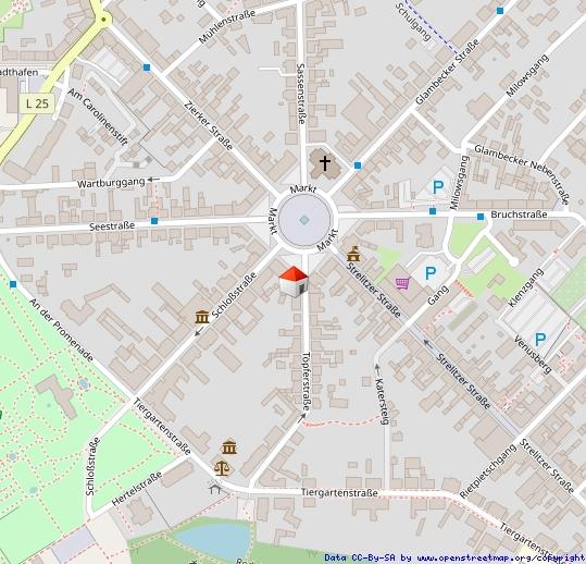 Erdgeschoßwohnung Neustrelitz - 2 Zimmer, 38 m&sup2;, 582&euro; | Angebot:26490419