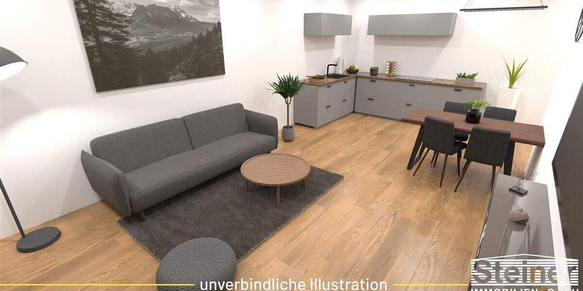 Terrassenwohnung Garmisch-Partenkirchen Partenkirchen - 3 Zimmer, 72 m&sup2;, 1.670&euro; | Angebot:25703916