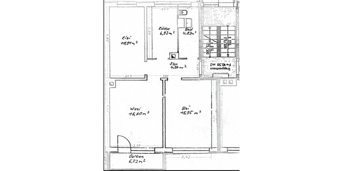 Erdgeschoßwohnung Bad Frankenhausen/Kyffhäuser Kyffhäuser - 3 Zimmer, 60 m&sup2;, 440&euro; | Angebot:25539488