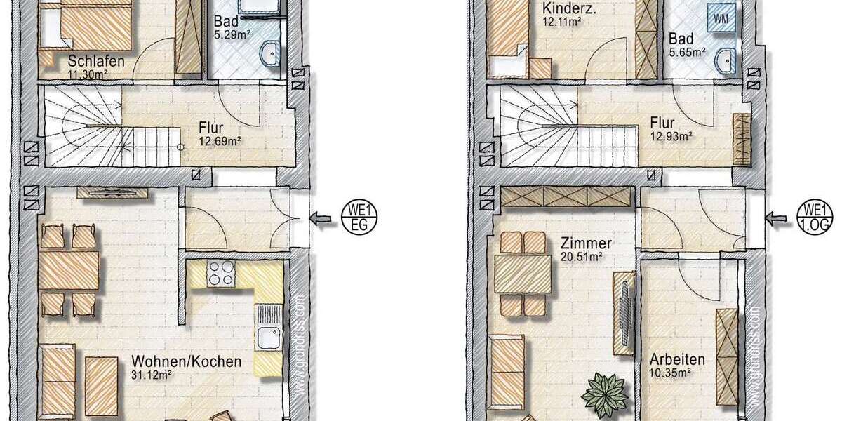 Etagenwohnung Görlitz - 5 Zimmer, 129 m&sup2;, 1.223&euro; | Angebot:25729715