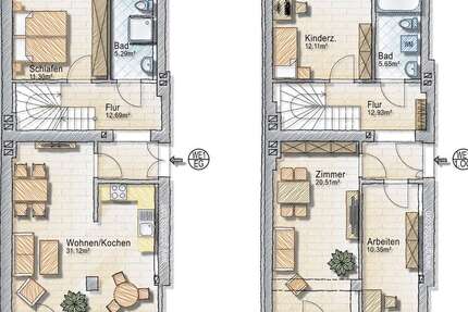 Wohnung Görlitz - 5 Zimmer, 129 m&sup2;, 1.223&euro; | Angebot:25729715