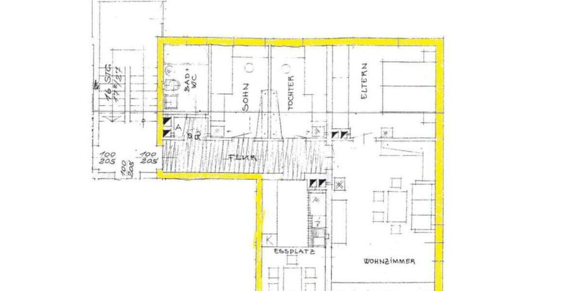 Etagenwohnung Waldsassen - 4 Zimmer, 75 m&sup2;, 550&euro; | Angebot:24786992