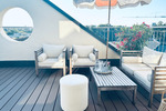 Biete Loft mit Dachterrasse und Pool - All-in-Miete