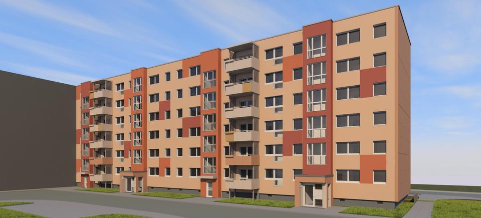 3-Raum-Wohnung mit großem Bad 3 zimmer