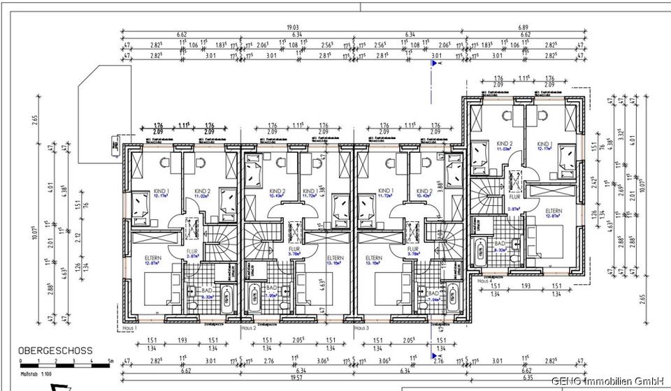 Reihenhaus Ehrenburg - 5 Zimmer, 99 m&sup2;, 1.290&euro; | Angebot:26442237