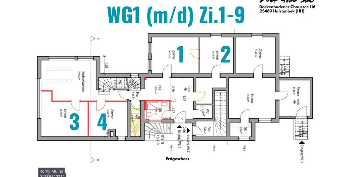 Wohnen auf Zeit Halstenbek - 1 Zimmer, 12 m&sup2;, 400&euro; | Angebot:26481987