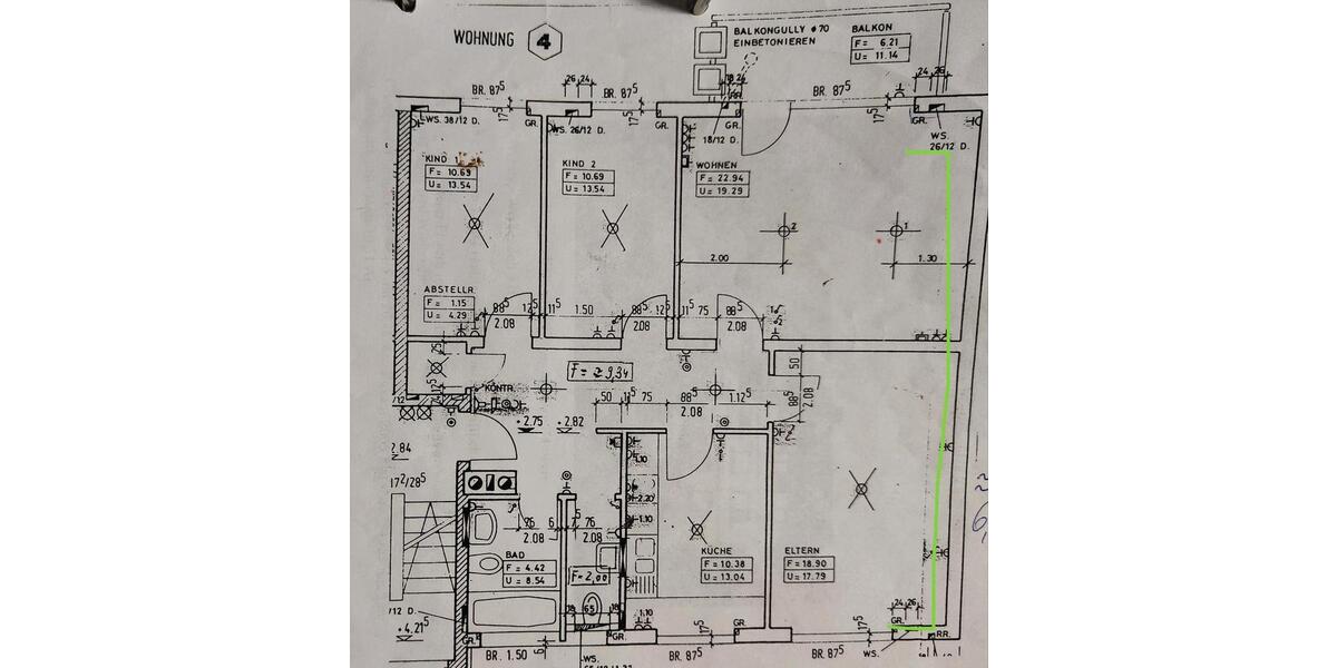 4 Zimmer Wohnung in Zell a. H. zu vermieten 4 zimmer