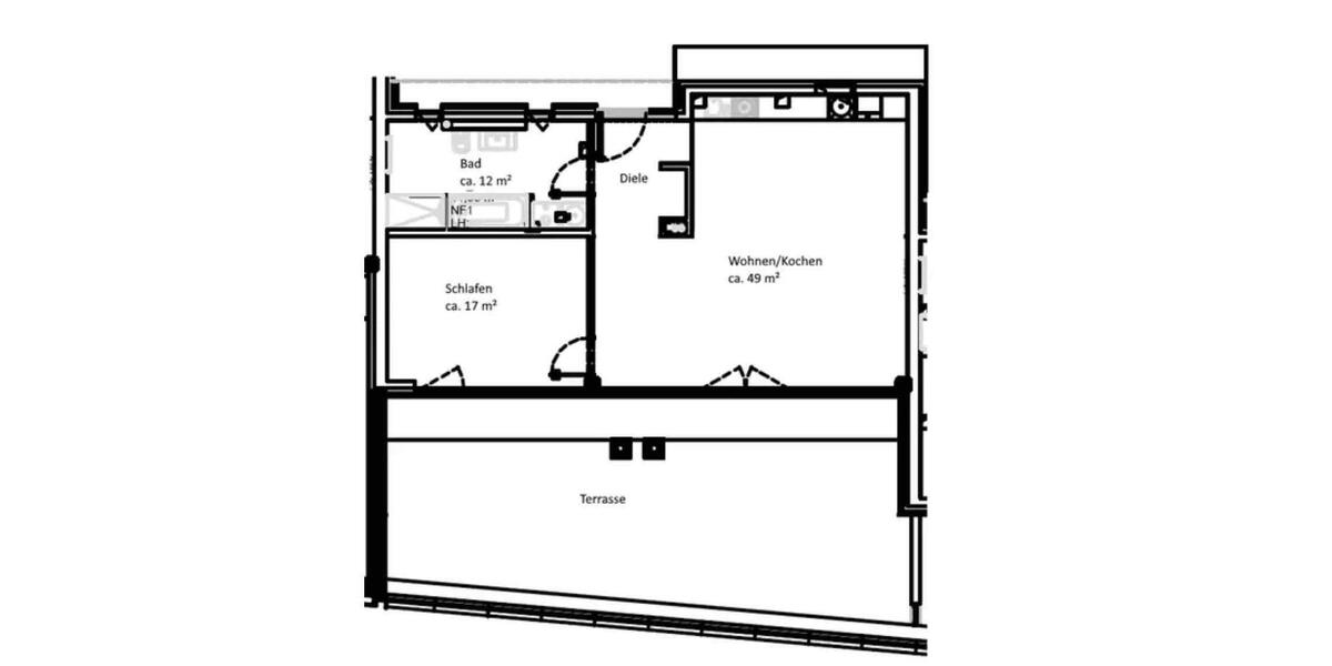 Einfamilienhaus Leipzig - 2 Zimmer, 110 m&sup2;, 1.500&euro; | Angebot:25999921