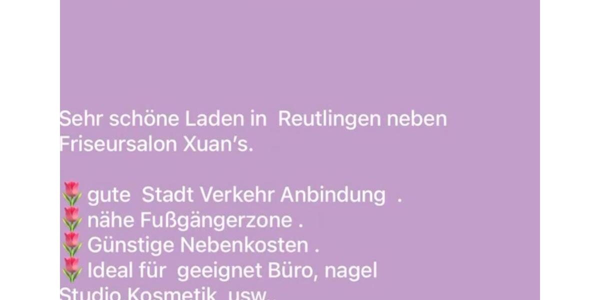 Gewerbeobjekt Reutlingen - 500&euro; | Angebot:26581723