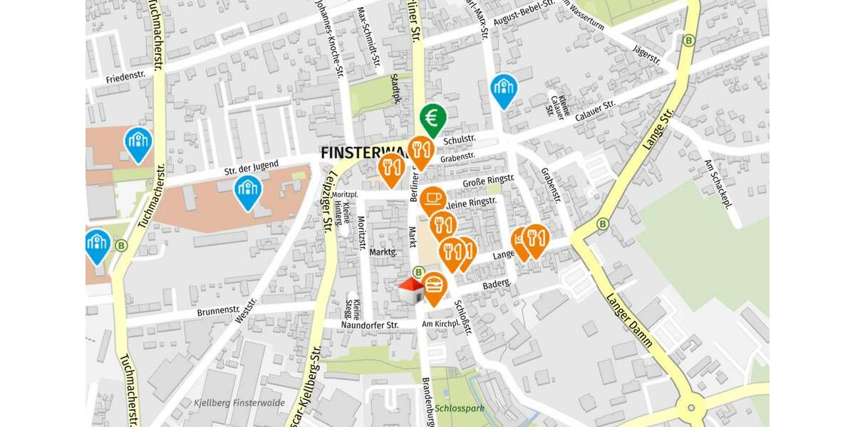Maisonettenwohnung Finsterwalde - 2 Zimmer, 55 m&sup2;, 470&euro; | Angebot:25891635