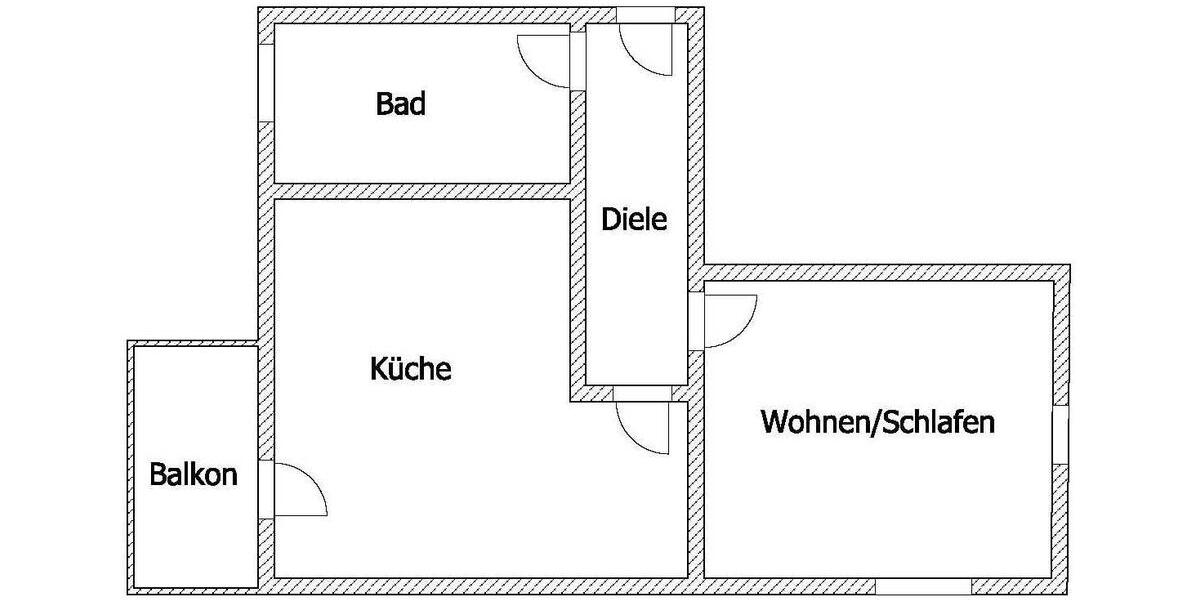 Etagenwohnung Riesa - 1 Zimmer, 46 m&sup2;, 339&euro; | Angebot:26461416