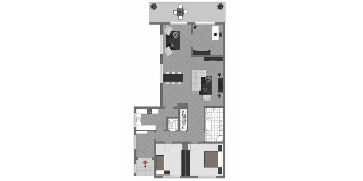 Terrassenwohnung Breitenworbis - 4 Zimmer, 175 m&sup2;, 995&euro; | Angebot:26493804