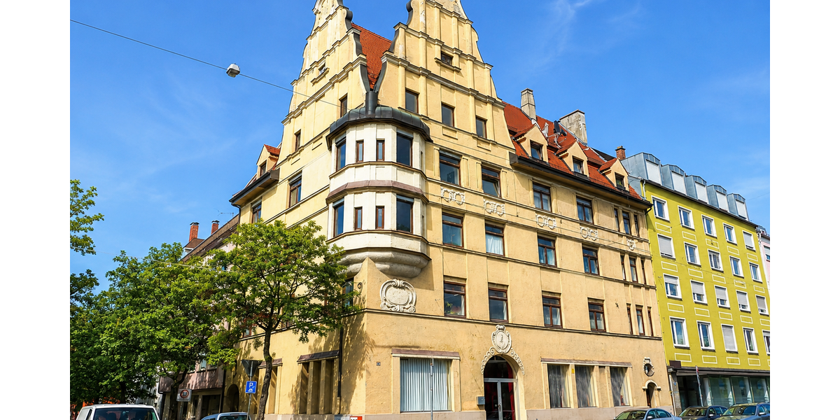 Etagenwohnung Augsburg Innenstadt - 4 Zimmer, 103 m&sup2;, 970&euro; | Angebot:27019068