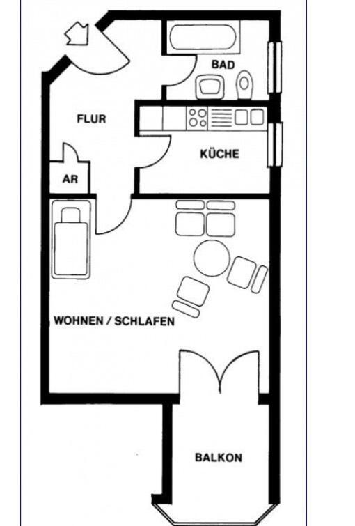 Schöne 1-Zimmer-Wohnung in Dresden – frei ab Januar 1 zimmer