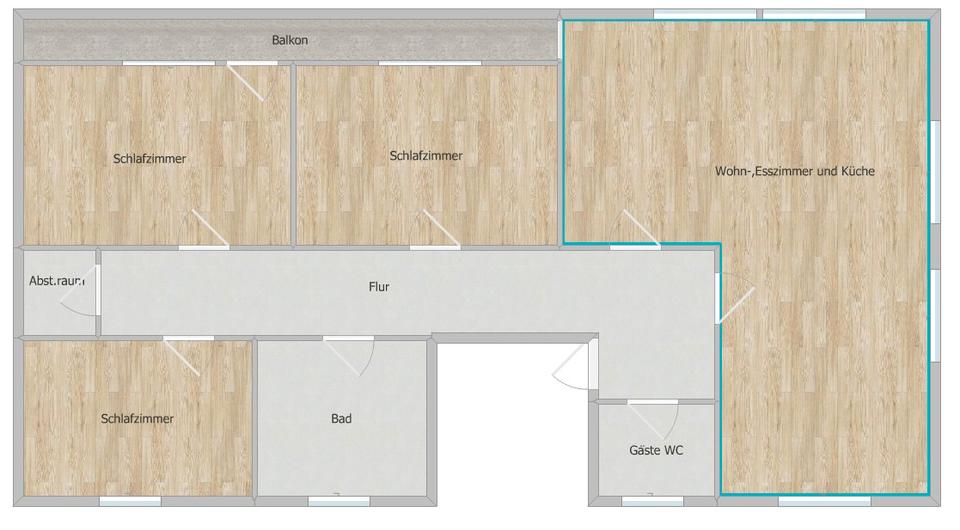 Erdgeschoßwohnung Lohr am Main - 4.5 Zimmer, 120 m&sup2;, 1.300&euro; | Angebot:26560578