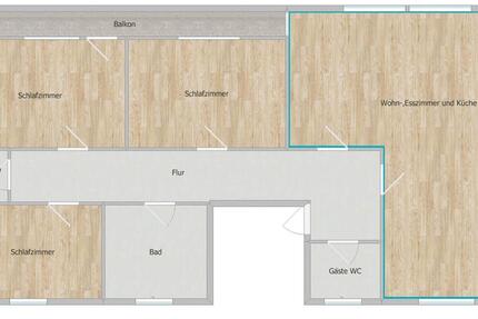Wohnung Lohr am Main - 4.5 Zimmer, 120 m&sup2;, 1.300&euro; | Angebot:26560578