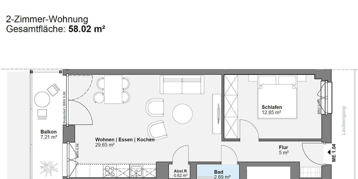 Zimmer Offenbach am Main Buchhügel - 1 Zimmer, 1.600&euro; | Angebot:23979930