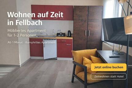 Wohnen auf Zeit Fellbach Oeffingen - 1 Zimmer, 30 m&sup2;, 850&euro; | Angebot:25024884