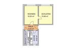 Etagenwohnung Sandersdorf-Brehna Brehna - 2 Zimmer, 47 m&sup2;, 331&euro; | Angebot:26338188