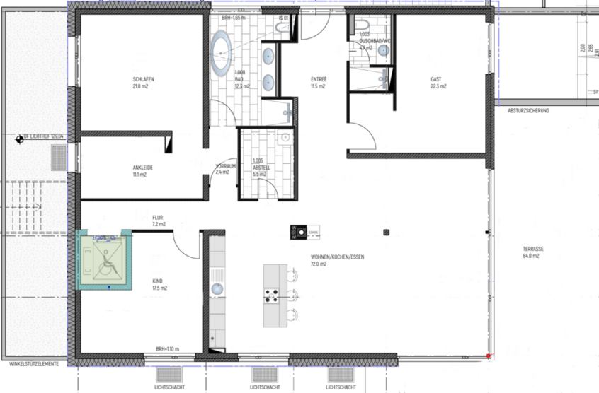 Luxus pur- Hochwertige Wohnung mit Pool, Aufzug und Einbauküche direkt am Zwenkauer See!