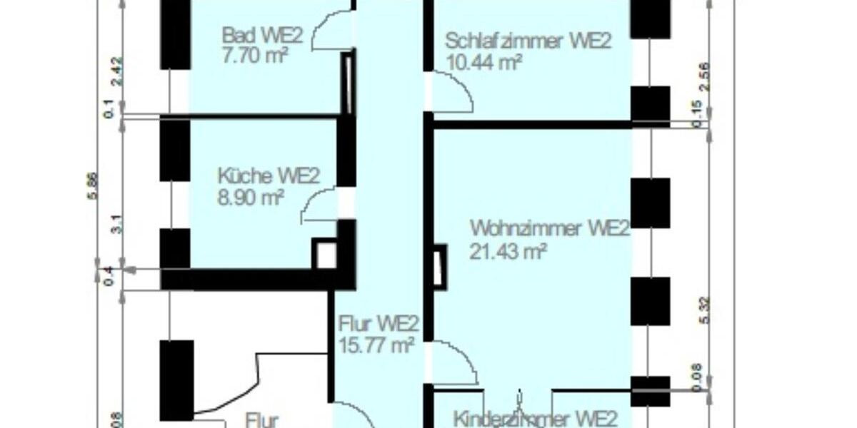Erdgeschoßwohnung Dornburg-Camburg Camburg - 3 Zimmer, 72 m&sup2;, 355&euro; | Angebot:23765966