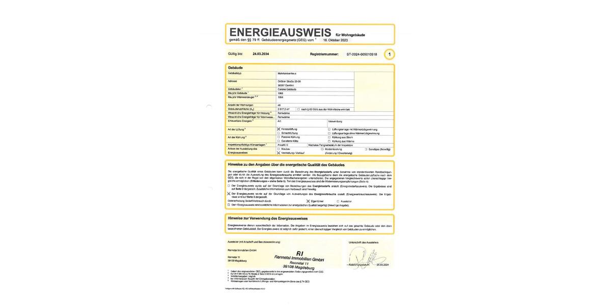 Etagenwohnung Genthin - 2 Zimmer, 49 m&sup2;, 345&euro; | Angebot:26562994