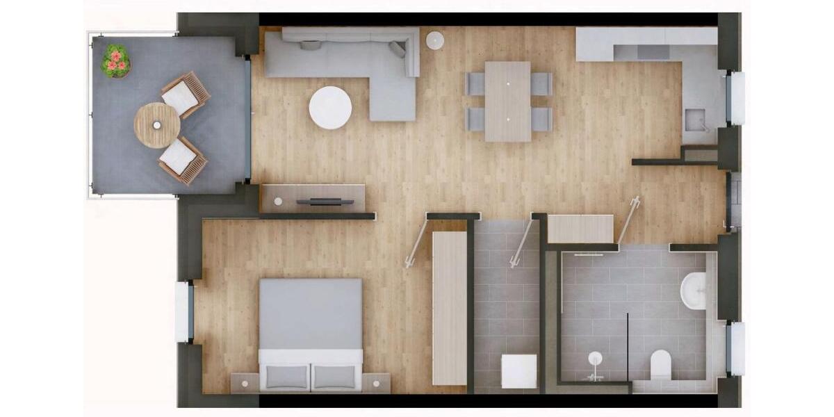 Etagenwohnung Landau an der Isar - 2 Zimmer, 55 m&sup2;, 690&euro; | Angebot:26538631