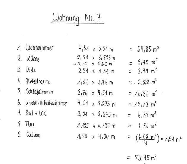 Etagenwohnung Buchloe - 3 Zimmer, 84 m&sup2;, 1.100&euro; | Angebot:26040540