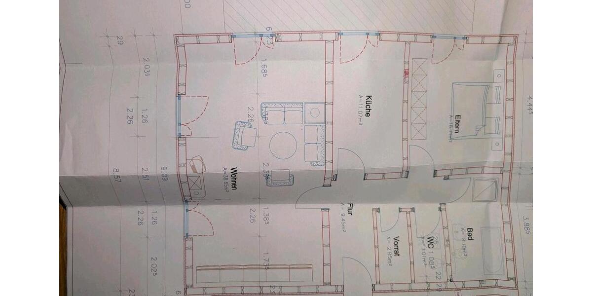 Dachgeschoßwohnung Dieblich - 2 Zimmer, 90 m&sup2;, 800&euro; | Angebot:26429813
