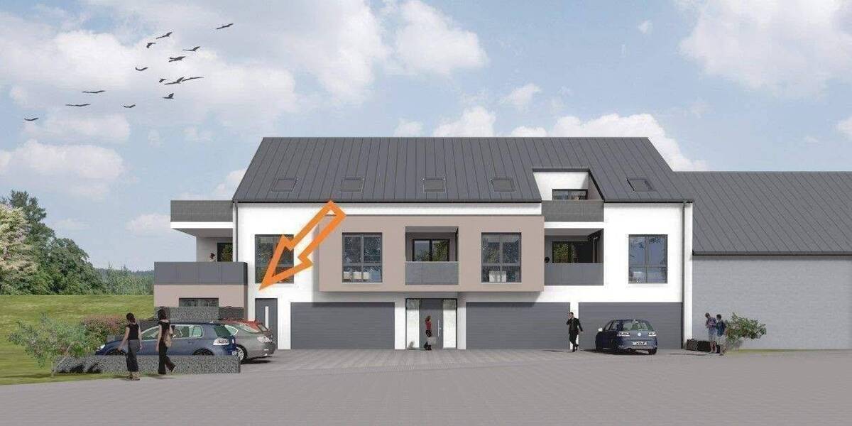 Etagenwohnung Konz Obermennig - 4 Zimmer, 90 m&sup2;, 1.100&euro; | Angebot:26796863