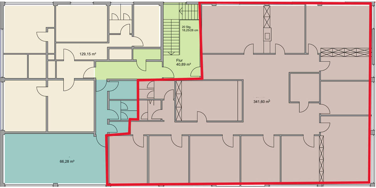 Gewerbeobjekt Oldenburg Etzhorn - 1 Zimmer, 295 m&sup2;, 2.490&euro; | Angebot:26627364