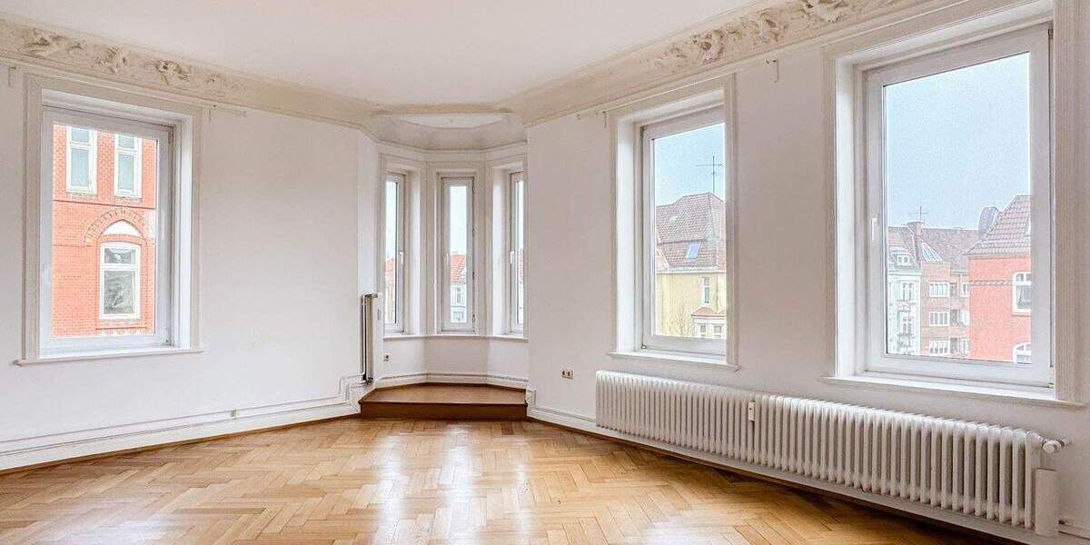 Etagenwohnung Kiel Schreventeich - 4 Zimmer, 140 m&sup2;, 1.850&euro; | Angebot:25277407