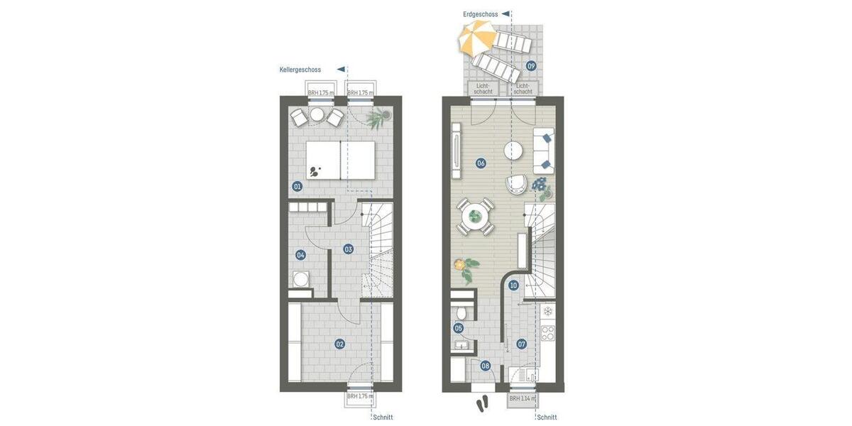 Reihenendhaus I 5-Zimmer mit EBK I Erstbezug I POSTHOF GRANSEE® I 2.03 5 zimmer