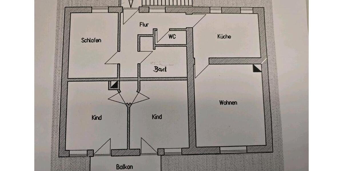 IN BUCHBACH ! 4 Zimmer Wohnung zu vermieten, große Garage, Garten 4 zimmer