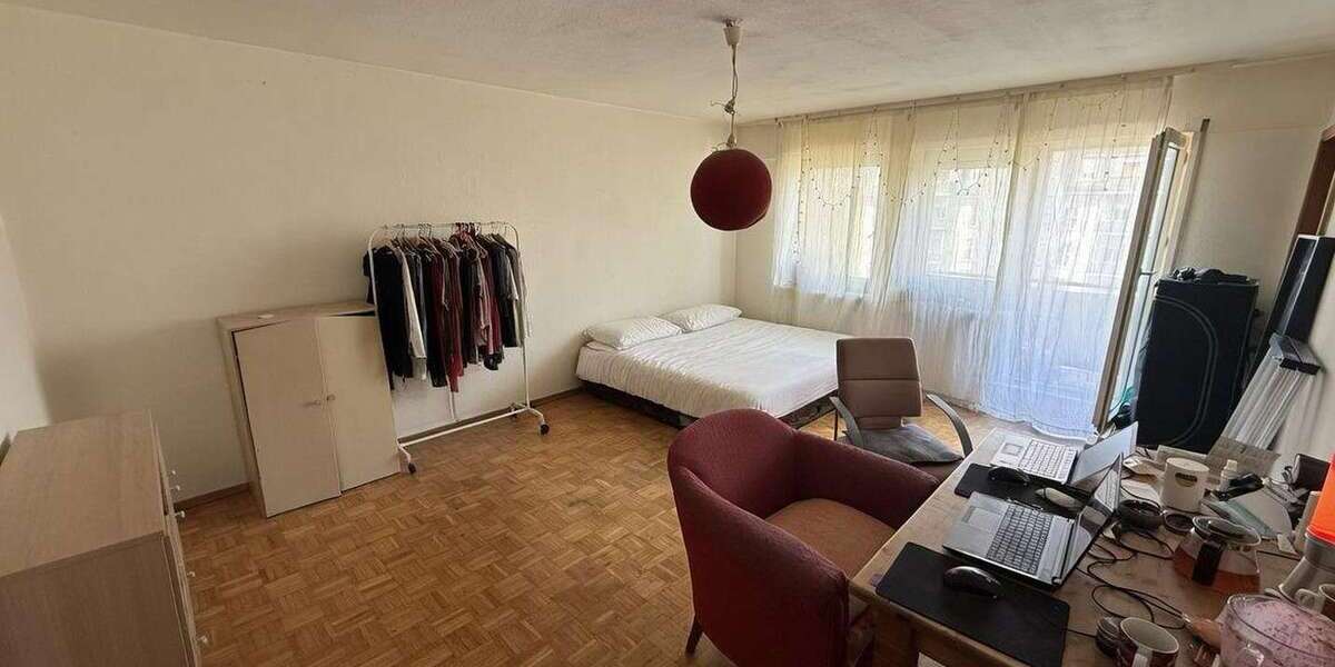 Etagenwohnung Karlsruhe Südstadt - 1 Zimmer, 36 m&sup2;, 485&euro; | Angebot:26732657