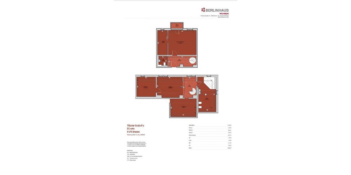 Etagenwohnung Dresden Blasewitz - 4 Zimmer, 113 m&sup2;, 1.469&euro; | Angebot:25996035