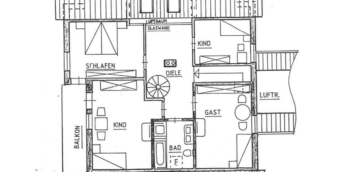 Dachgeschoßwohnung Geiselwind - 3 Zimmer, 80 m&sup2;, 550&euro; | Angebot:25852688