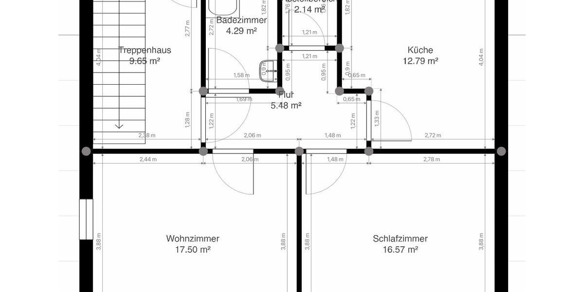 Erdgeschoßwohnung Ergoldsbach Langenhettenbach - 2 Zimmer, 59 m&sup2;, 1.000&euro; | Angebot:24383678