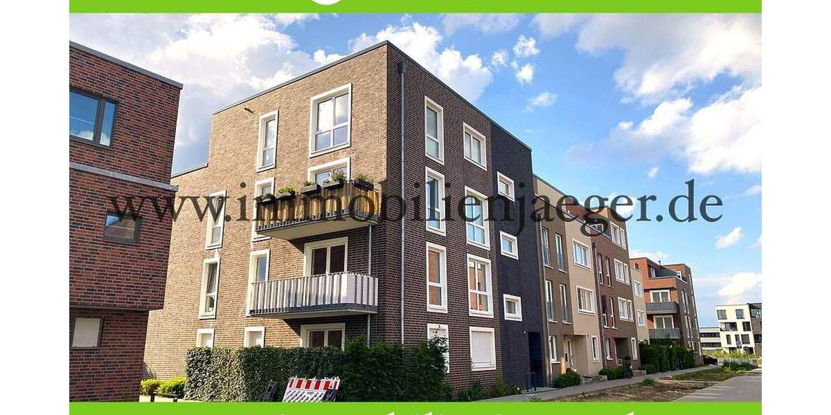 Neubaugebiet Jenfelder Au - großzügige Neubau-Wohnung - Balkon, offener EBK, Fahrstuhl, Fußboden 2 zimmer