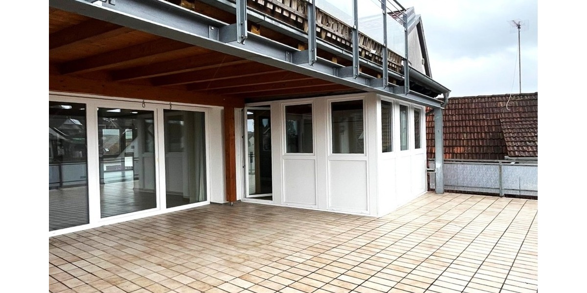 Sonnenparadies über den Dächern – Dachgeschosswohnung mit einzigartiger Terrasse in Enkenbach - Dachgeschoßwohnung Enkenbach | Angebot:26236757