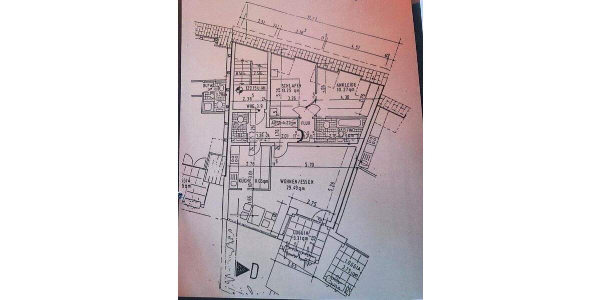 Gepflegte, helle Nichtraucher Eigentumswohnung mit Balkon und Tiefgaragenstellplatz in ruhiger Innenstadtlage 3 zimmer